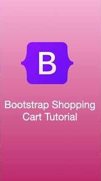 Bootstrap Shopping Cart Tutorial #webdev #coding #developer #techtips