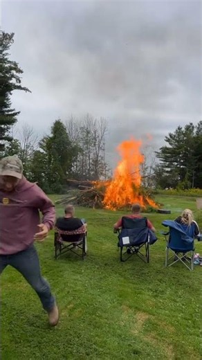 Lighting the bonfire takes an explosive turn!