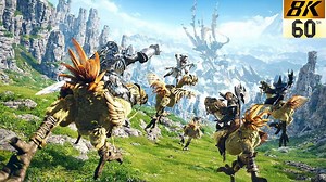 【8K】【最终幻想XIV】超清补帧修复入场CG