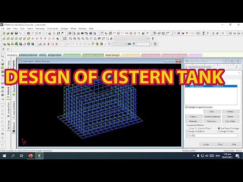 DESIGN OF CISTERN TANK