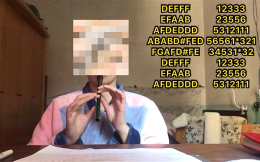 【爱尔兰哨笛】瑞恩牧师教学视频中的练习小曲2 The dawning of the day 原创数字和英文曲谱对照版 个人哨笛记录成长日记