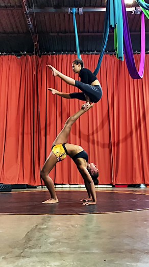 Duo Acrobatics Fitness Routine