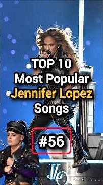 TOP 10 Most Popular Jennifer Lopez Songs #shorts