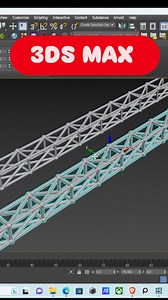 2.2K views · 739 reactions | ️✨ Want to design a Truss in 3ds Max?...