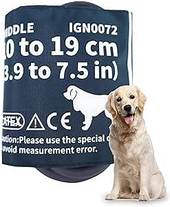 GOYOJO Vet Blood Pressure Monitor Cuff Vet Use Cuff Animals Cuff Veterinary Types for Dog/Cat/Pets/Horse/Elephant No Connector