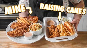 Making Raising Cane’s Chicken Finger Combo At Home | But Better | Chef Joshua Weissman