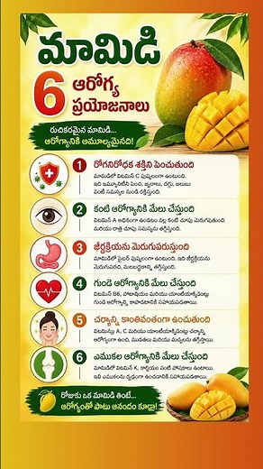 Top 6 Mango Health Benefits 🥭 | Summer Super Fruit!