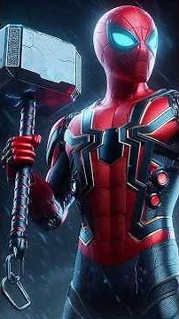 Can Spider-Man REALLY Lift Thor’s Hammer? The Truth About Tobey vs Tom! ⚡️🕷️#spiderman #thor