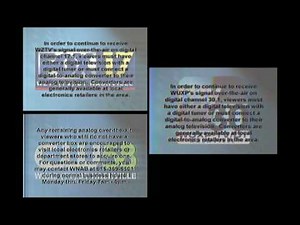 The End of Analog TV at WZTV, WUXP, and WNAB