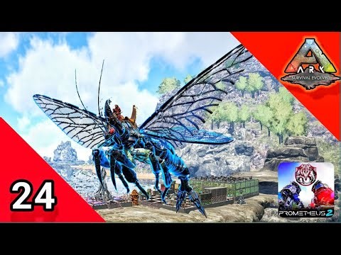 ARK Prometheus Mod Ep. 24 | TAMING THE GIANT PROME RHYNIOGNATHA!