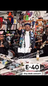 E-40 Performing "Tell Me When To Go" on NPR Tiny Desk 👀🔥 | Live N' Direct Hip Hop