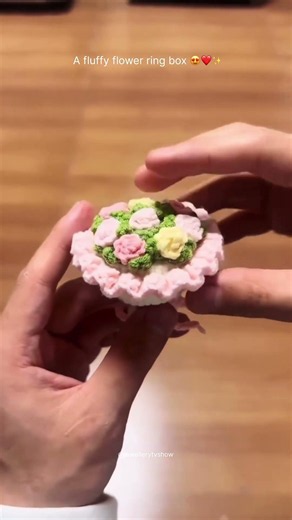 The fluffy flower ring box surprise for wife 😍✨ |#jewellerytvshow |#jewelry