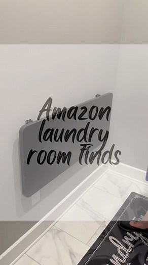Space-Saving Laundry Room Folding Table for Easy Organization