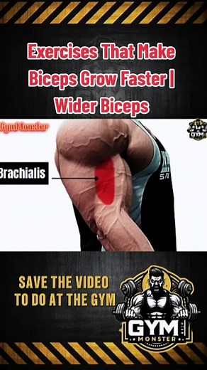 Exercises That Make Biceps Grow Faster | Wider Biceps #fitness #training #gymmosnter #bodybuilding #dumbbells #bicepsworkout #biceps