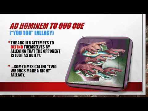 A Crash Course in Formal Logic Pt 4a-b Fallacies of Relevance