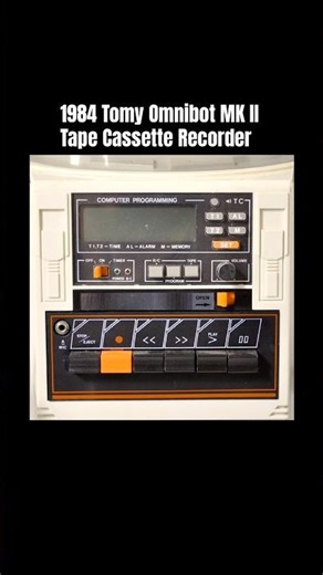 1984 Tomy Omnibot MK II Tape Cassette Recorder