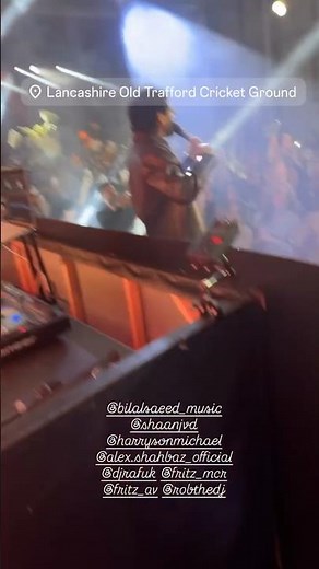 Bilal Saeed live at Lancashire old Trafford Cricket Ground performing 12SAAL song #bilalsaeedmusic