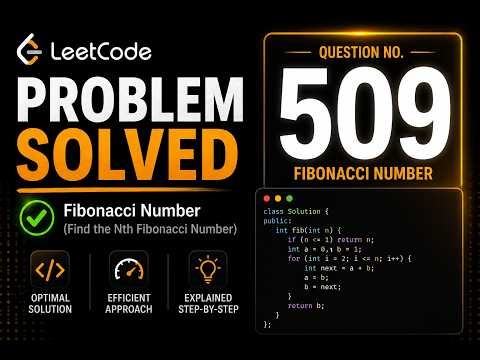 LeetCode 509 | Fibonacci Number | Recursion vs Dynamic Programming Explained (C++)