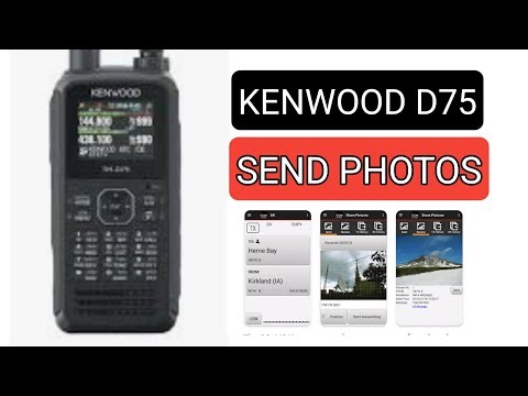 KENWOOD TH-D75 , SENDING PICTURES OVER RADIO