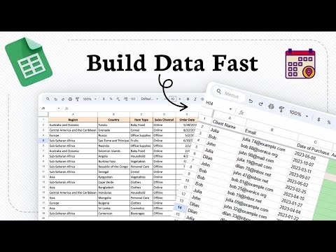 How to Create a Dataset in Google Sheets (basic method)