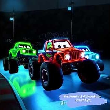 "Let’s Go, Let’s Race! 🚗💨 Monster Truck Song for Toddlers | Dance, Stomp & Zoom!"