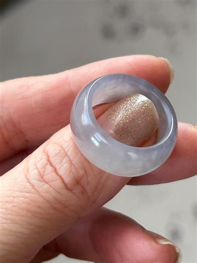 Smoky Purple Nephrite Jade Band Ring, US 6-6.5. A Thick Statement Ring With a Rare and Rich Gradient Color, Inner Peace, Gift for Jade Lover - Etsy