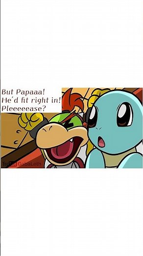 Bowser Jr. meets Squirtle #smashbros