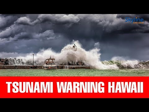 🚨 Tsunami Alert in the Pacific — Focus on Hawaii | SkylineWebcams