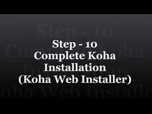 Installation of Koha on Ubuntu 14.04/16.04 LTS