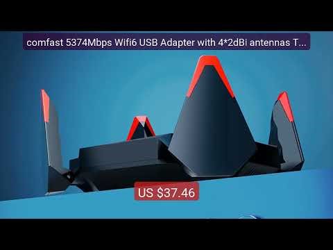 comfast 5374Mbps Wifi6 USB Adapter with 4*2dBi antennas Type-C... — Best Buy 2026 | Great Quality!