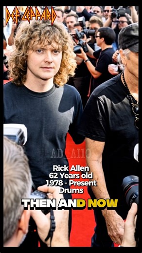 THEN & NOW ⚡ Def Leppard — Decades Later, Still Rocking the Red Carpet | AI Nostalgia#rocklegends#ai