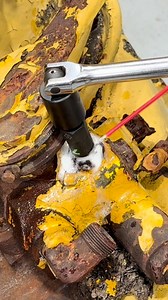 This how to remove a extremely rusted and seized hex fastener with our GripEdge G-FORS Broken Bolt Extractor! It gives you bi-directional control to tighten and loosen which is crucial to breaking seized fasteners like this one free! #mechanictools #enginerepair #handtools #HeavyEquipment #gripedge | GripEdge Tools