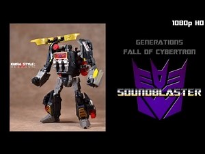 Toy Review - Transformers Generations Fall of Cybertron Soundblaster
