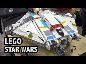 Giant LEGO Ghost Ship from Star Wars Rebels (Brick Vault Design)