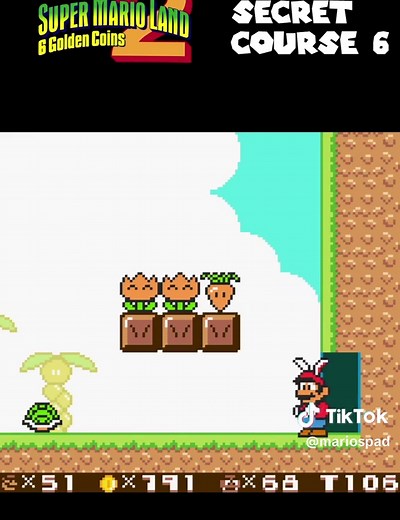 Exploring Secret Course 6 in Super Mario Land 2
