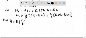 Calculate the heat capacity of a gas sample from the following information: The sample comes to equilibrium in a flask at 298.15 K(25^∘ C) and 121.3 kPa. A stopcock is opened briefly, allowing the pressure to drop to 101.3 kPa. With the stopcock closed, the flask warms, returning to 298.15 K(25^∘ C), and the pressure is measured as 104.0 kPa. Determine CP in J mol^-1 K^-1 assuming the gas to be ideal and the expansion of the gas remaining in the flask to be reversible and adiabatic. | Numerade