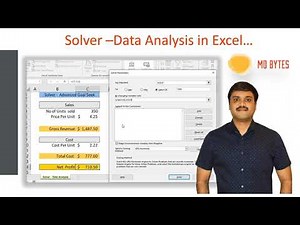 Using Solver in Excel - MS Excel Learning Tutorial