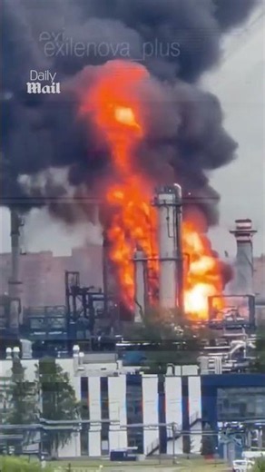 Humiliation for Putin as Ukraine drones strike Moscow's main oil refinery