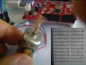 Driving DC-Motor (Mabuchi FA-130RA) using Rohm BD6211F on Arduino