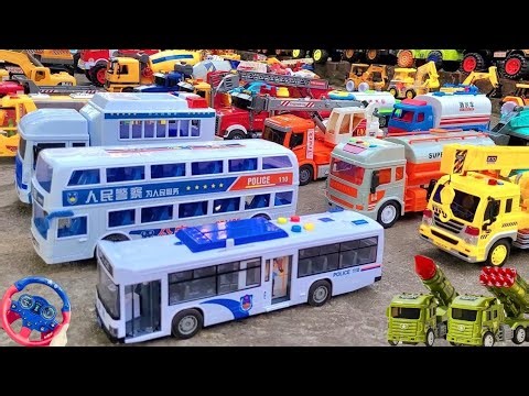 Unboxing Gear: Robot Shark, RC Monster Truck, Police Ambulance,Unboxing Electric School Bus