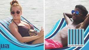 Aqua Ultra-Comfort Floating Pool Chair & Lake Raft with Pillow – Heavy Duty Pool Float, Lake Floating Chair