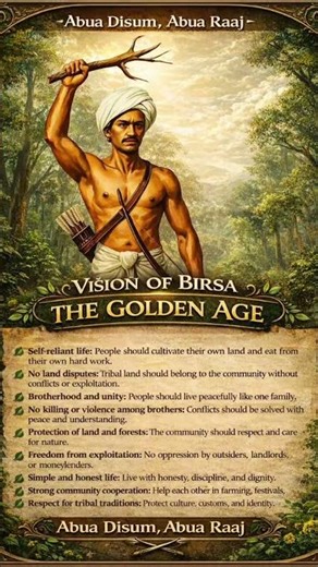 The Golden Age: Vision Of Birsa||#adivasi #tribal #tribalculture #adgpi #tribalstyle