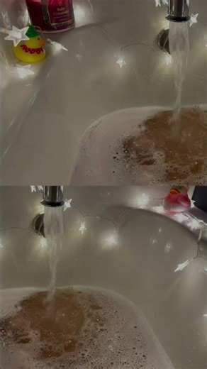 Bathtub Filling ASMR | Cozy Water Sounds with Hot Cocoa Bath Bomb