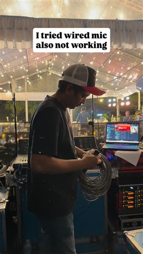 Kuya Bong Cordez on Instagram: "Wired mic also not working #soundtech"