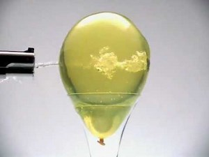 Gunshot into a Balloon | KEYENCE High-speed Cameras VW Series
