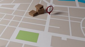 This 3d Animation City Map Delivery Stock Footage Video (100% Royalty-free) 1097068593 | Shutterstock