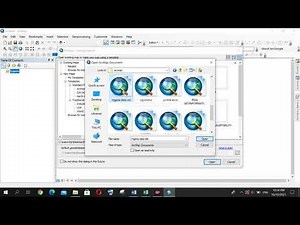 Open and Save a map document