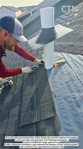 Roof Vent Installation That Prevents Leaks | Construction Education