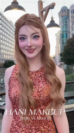 @Mia Lê Ở ngoài trắng và xinh lắm là sự thật nha mấy boà #tranvikhang #Hanimakeup #hanimakeupsoctrang #miale