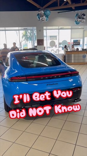 418K views · 2.2K reactions | Honda hid a few Easter eggs in the new 2026 Honda Prelude with the help of the team at Honda of North Hollywood we found them! What hidden gems have you found in your car? #Honda #HondaPrelude #eastereggs | HondaPro Jason | Facebook